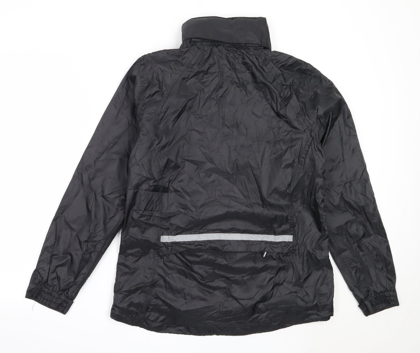 Crivit Womens Black   Windbreaker Coat Size M