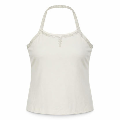 Statement Womens Ivory  Viscose Basic Blouse Size 18 Halter
