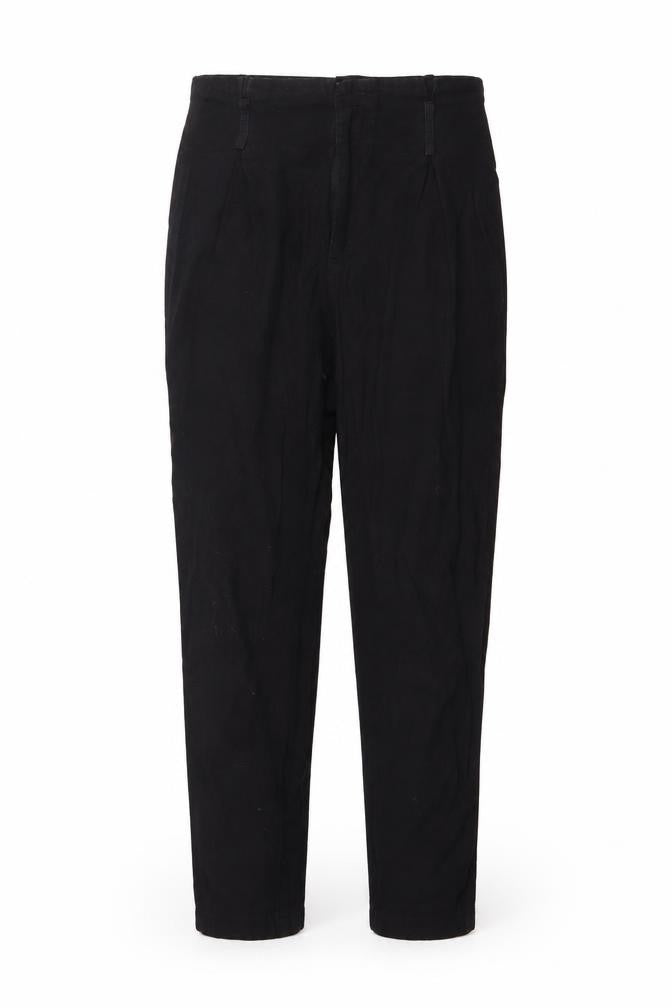 PRETTYLITTLETHING Womens Black  Cotton Trousers  Size 14 L26 in Regular Zip