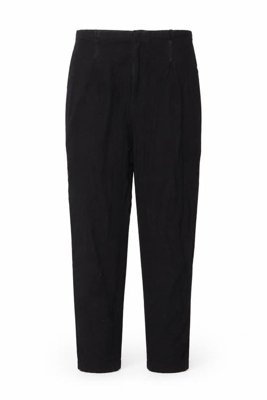 PRETTYLITTLETHING Womens Black  Cotton Trousers  Size 14 L26 in Regular Zip