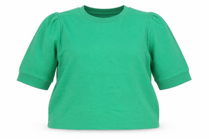 ICHI Womens Gold  Cotton Pullover Sweatshirt Size XL  Pullover