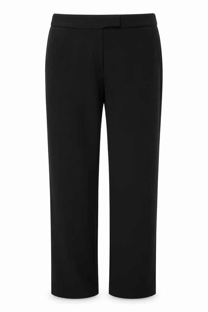 Phase Eight Womens Black  Viscose Trousers  Size 38 in L28 in Regular Button