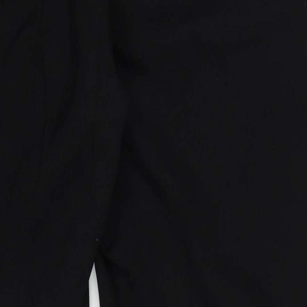 Phase Eight Womens Black  Viscose Trousers  Size 38 in L28 in Regular Button