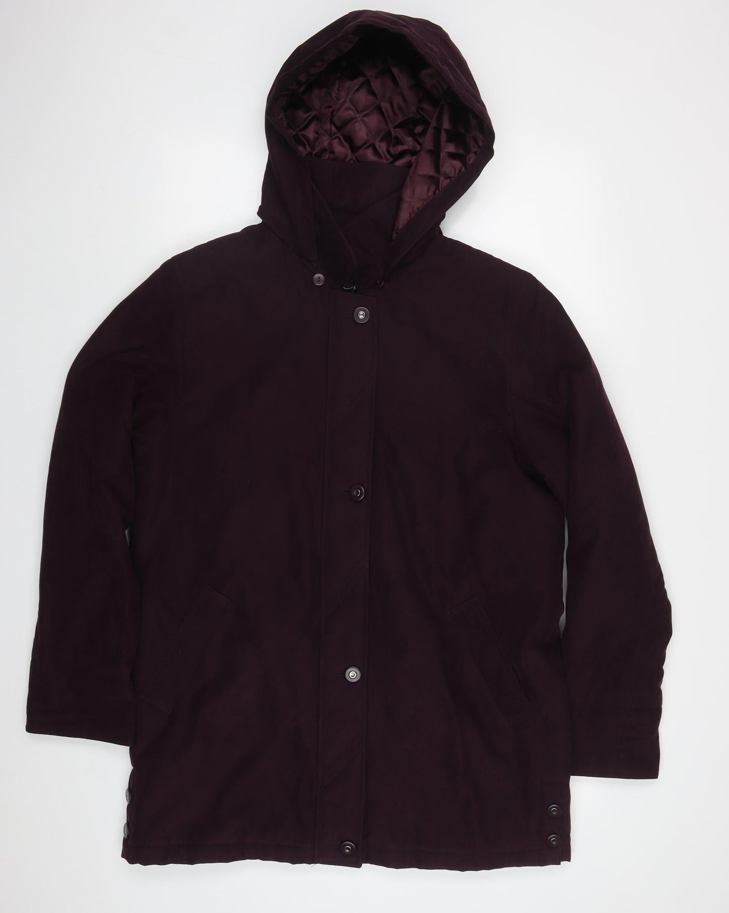 BHS Womens Purple   Jacket Coat Size 12  Zip
