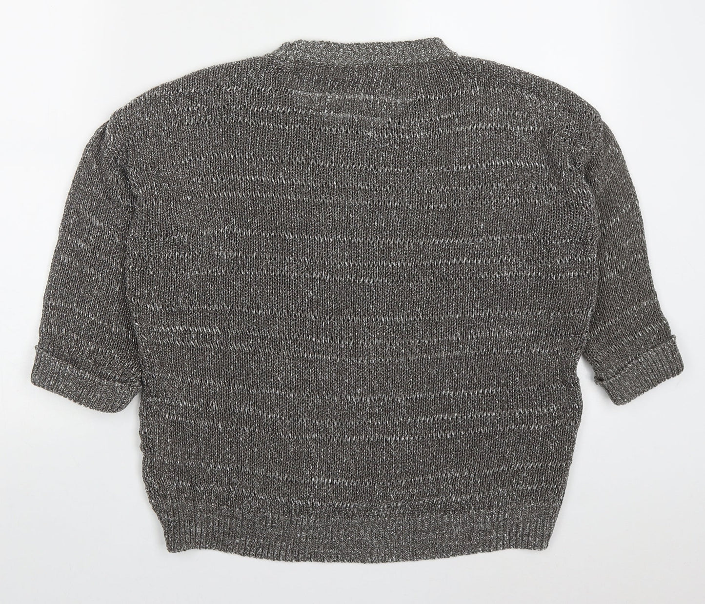 Wallis Womens Grey   Acrylic Pullover Jumper Size L