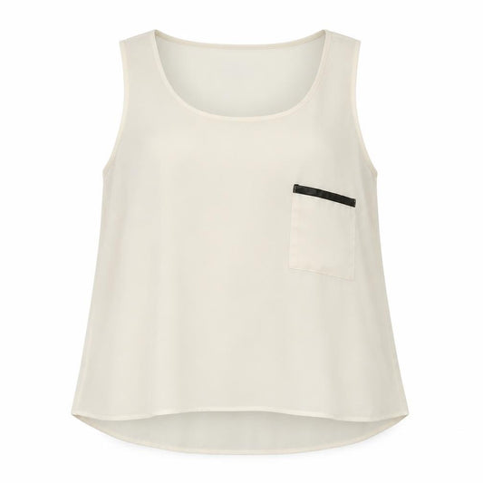 Atmosphere Womens Ivory  Polyester Basic Blouse Size 18 Round Neck
