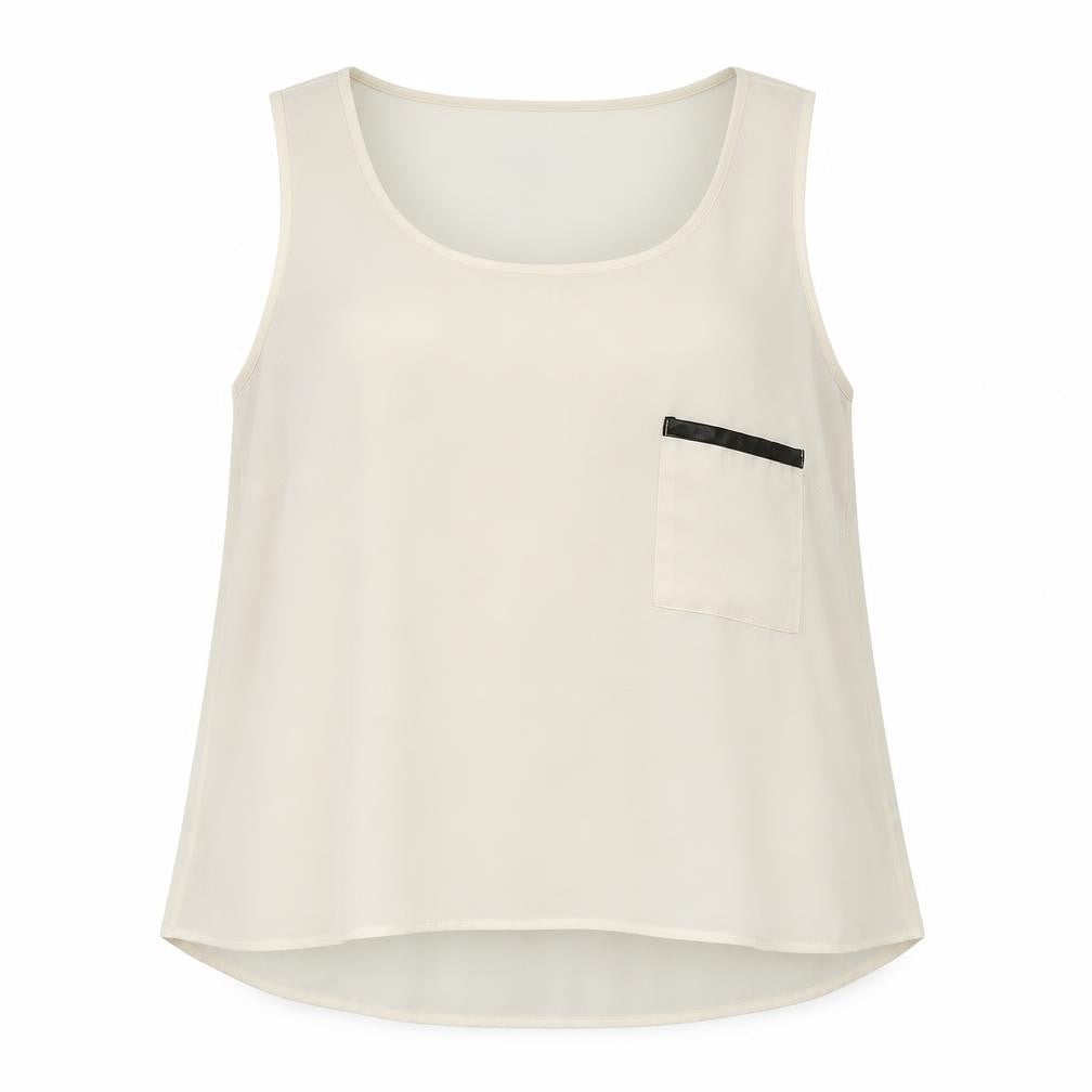 Atmosphere Womens Ivory  Polyester Basic Blouse Size 18 Round Neck