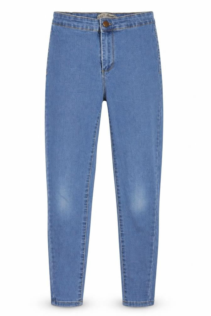 Denim Co Womens Blue  Cotton Skinny Jeans Size 6 L28 in Regular Button