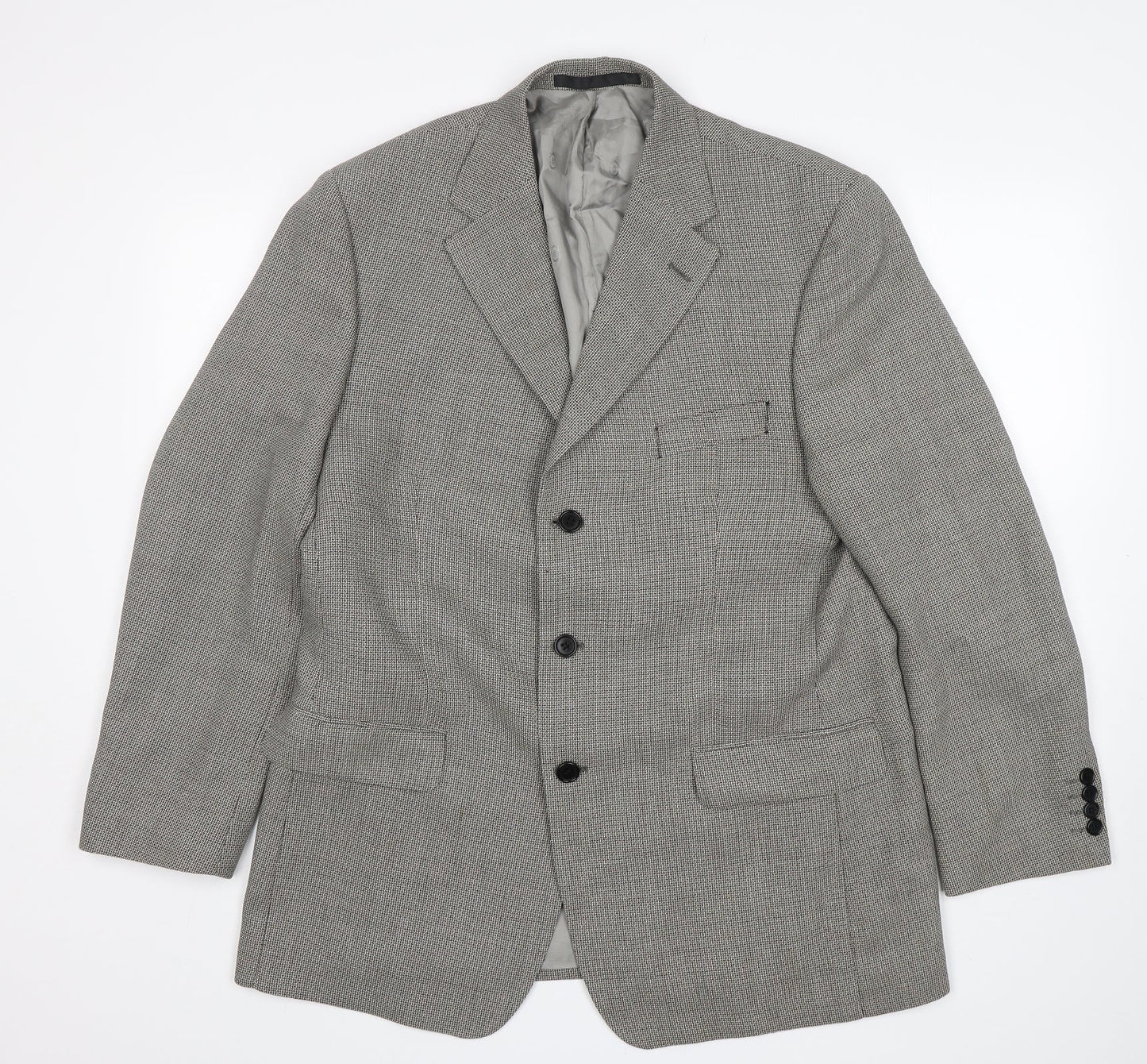 M&S Mens Multicoloured  Wool Jacket Suit Jacket