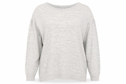 Next Womens Grey Round Neck  Viscose Pullover Jumper Size 16