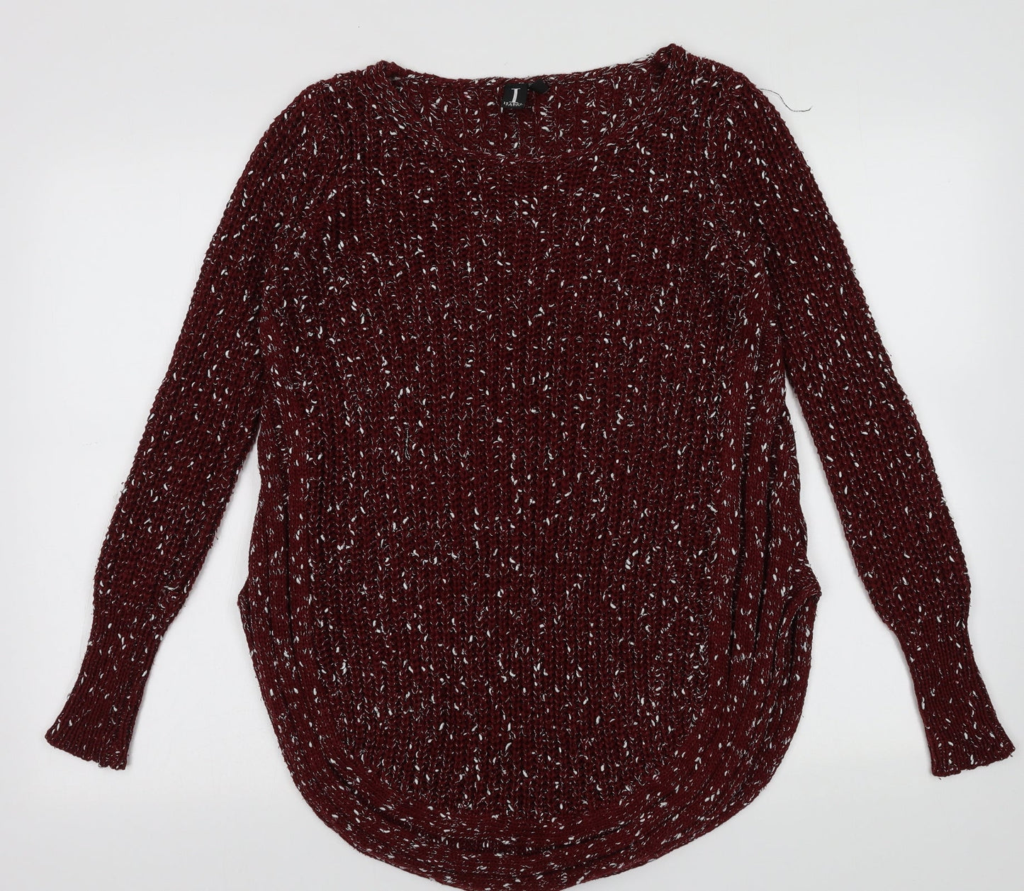 Isabell London Womens Red  Acrylic Pullover Sweatshirt Size 8  Pullover