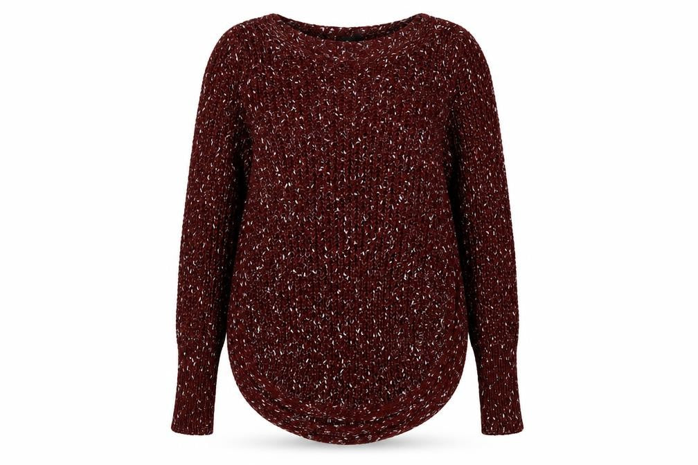 Isabell London Womens Red  Acrylic Pullover Sweatshirt Size 8  Pullover