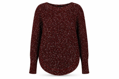 Isabell London Womens Red  Acrylic Pullover Sweatshirt Size 8  Pullover