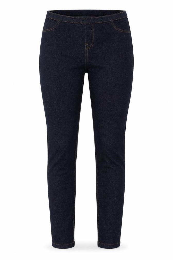 sainsburys Womens Blue  Cotton Jegging Trousers Size 10 L28 in Regular