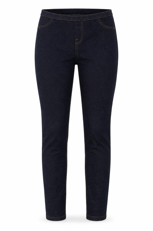 sainsburys Womens Blue  Cotton Jegging Trousers Size 10 L28 in Regular