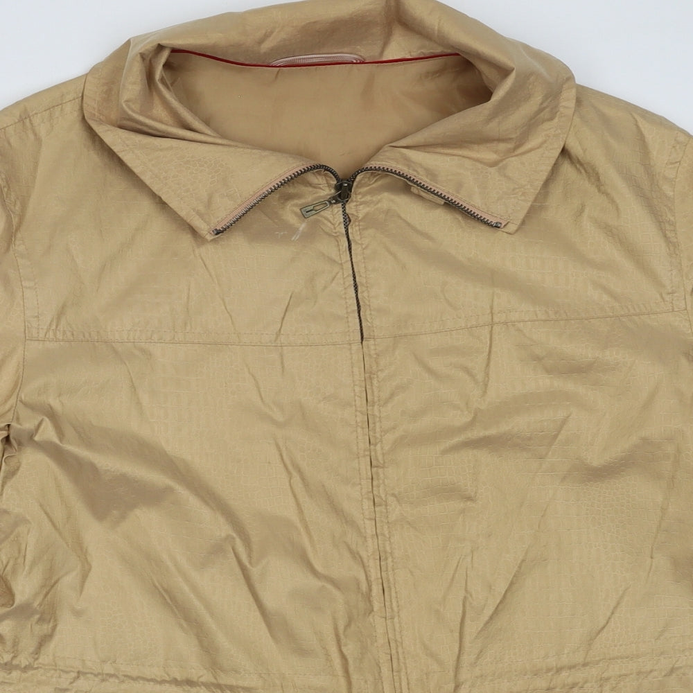Preworn Womens Gold   Jacket  Size 14  Zip