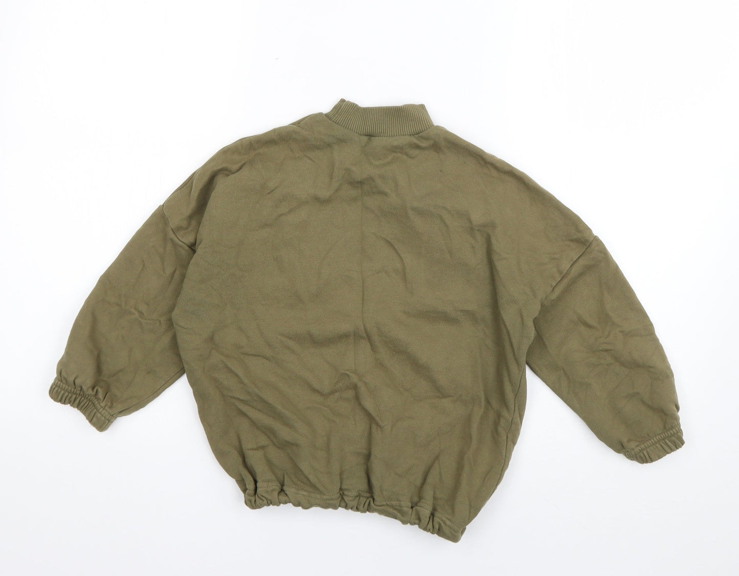 NEXT Boys Green  Cotton Pullover Sweatshirt Size 5 Years  Pullover