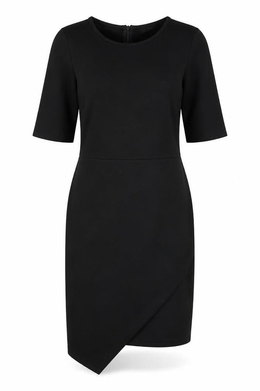 Missguided Womens Black  Polyester T-Shirt Dress  Size 10  Round Neck Pullover