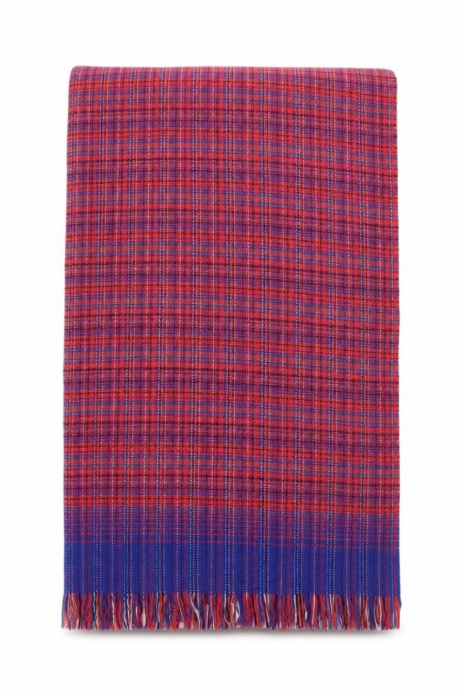 Preworn Womens Red Check   Shawl/Wrap