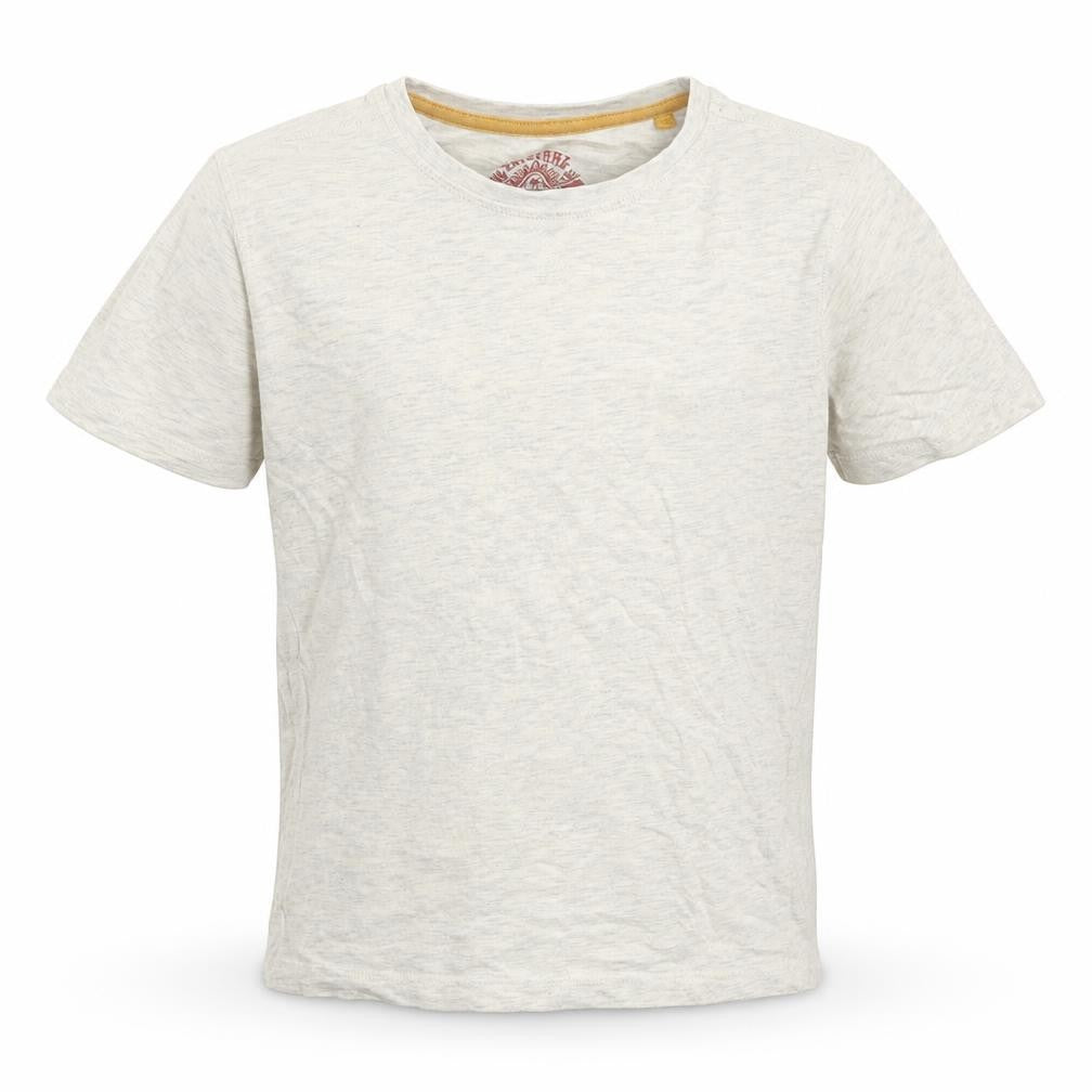 TU Boys Beige  Cotton Basic T-Shirt Size 8 Years Crew Neck Pullover