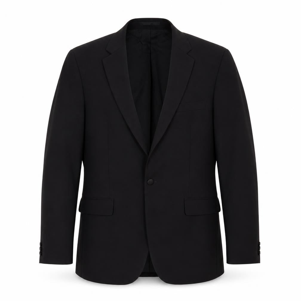 Karl Jackson Mens Blue  Polyester Jacket Blazer Size 42