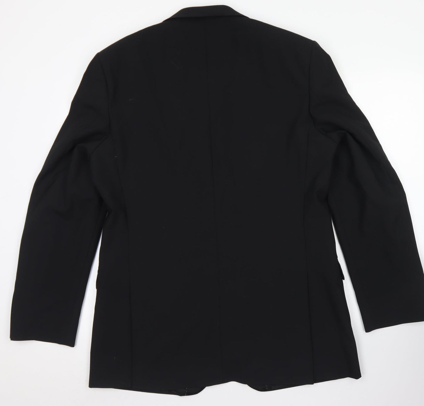 Karl Jackson Mens Blue  Polyester Jacket Blazer Size 42