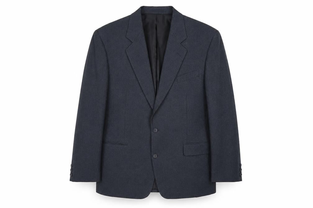 Greenwoods Classic Mens Grey  Polyester Jacket Blazer Size 46