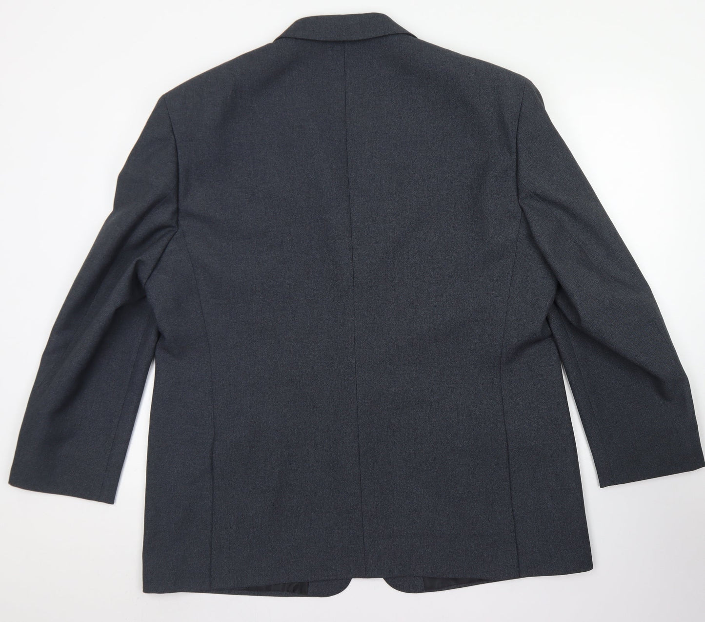 Greenwoods Classic Mens Grey  Polyester Jacket Blazer Size 46