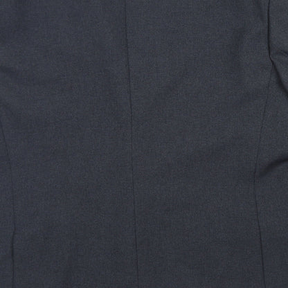 Greenwoods Classic Mens Grey  Polyester Jacket Blazer Size 46