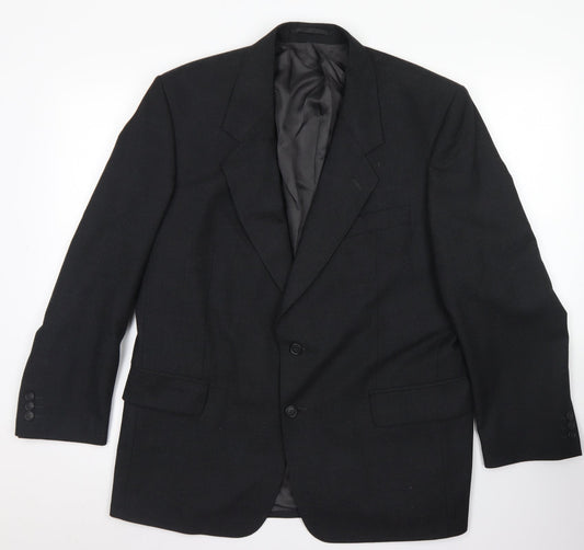 Harmer Mens Grey  Polyester Jacket Blazer Size 42