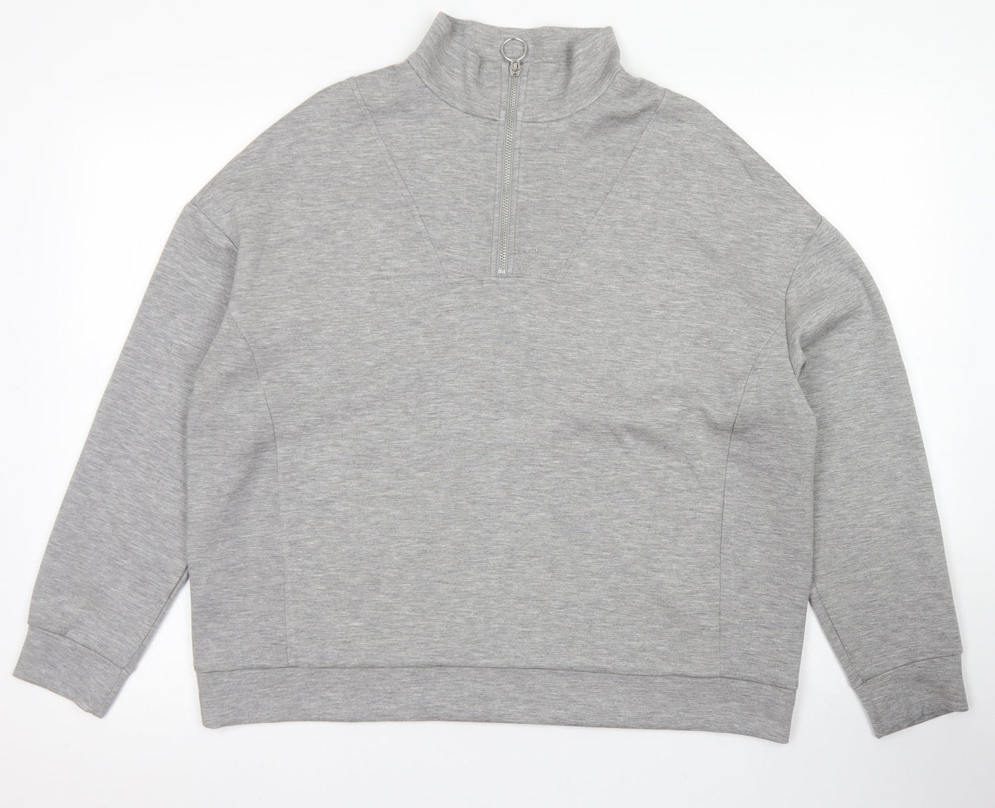 V by Very Womens Grey  Modal Pullover Sweatshirt Size M