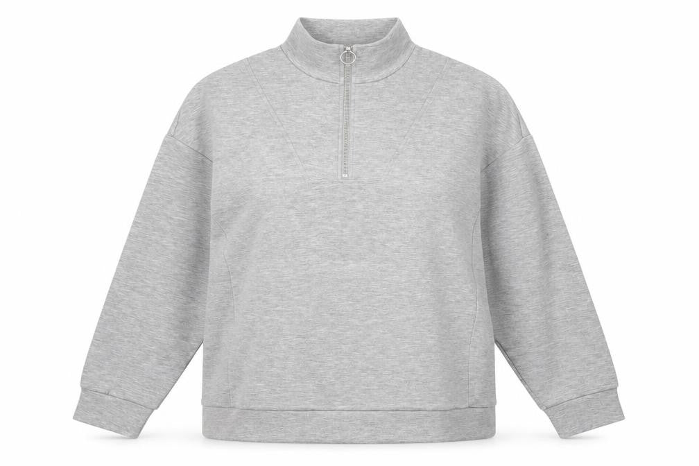 V by Very Womens Grey  Modal Pullover Sweatshirt Size M