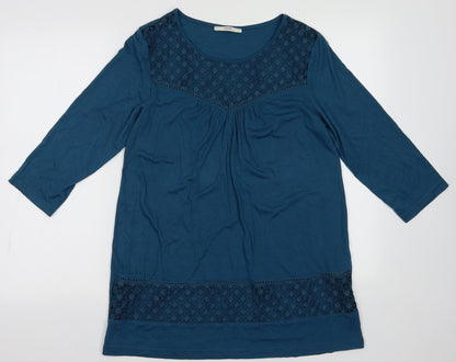 Preloved George Womens Blue  Polyester Pullover Sweatshirt Size 12  Pullover - Front