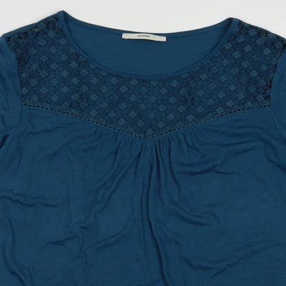 Preloved George Womens Blue  Polyester Pullover Sweatshirt Size 12  Pullover - Detail