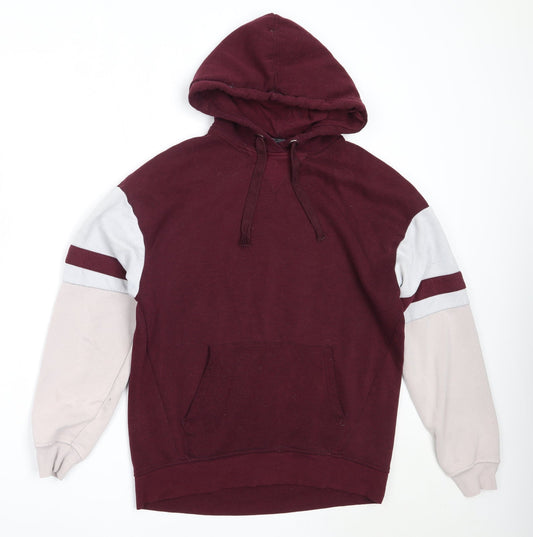 Primark Womens Purple  Polyester Pullover Hoodie Size S