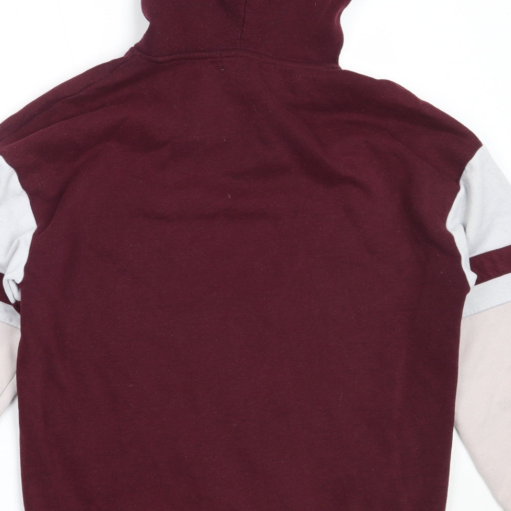 Primark Womens Purple  Polyester Pullover Hoodie Size S