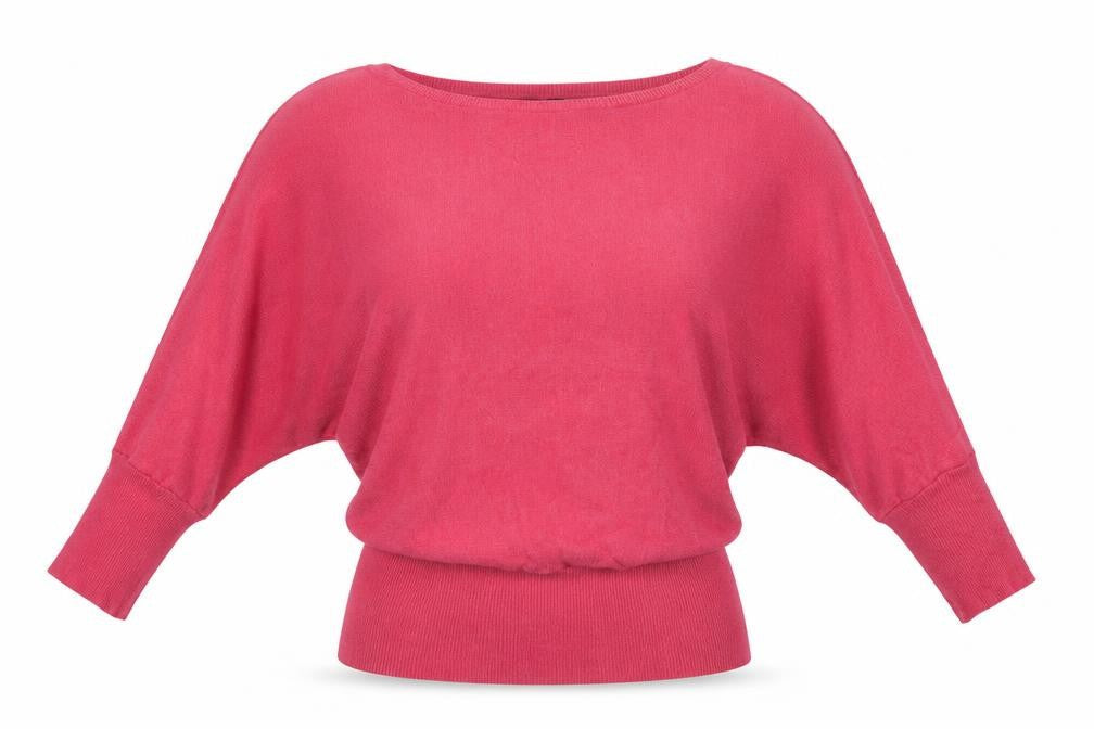 H&M Womens Pink Round Neck  Viscose Pullover Jumper Size 10