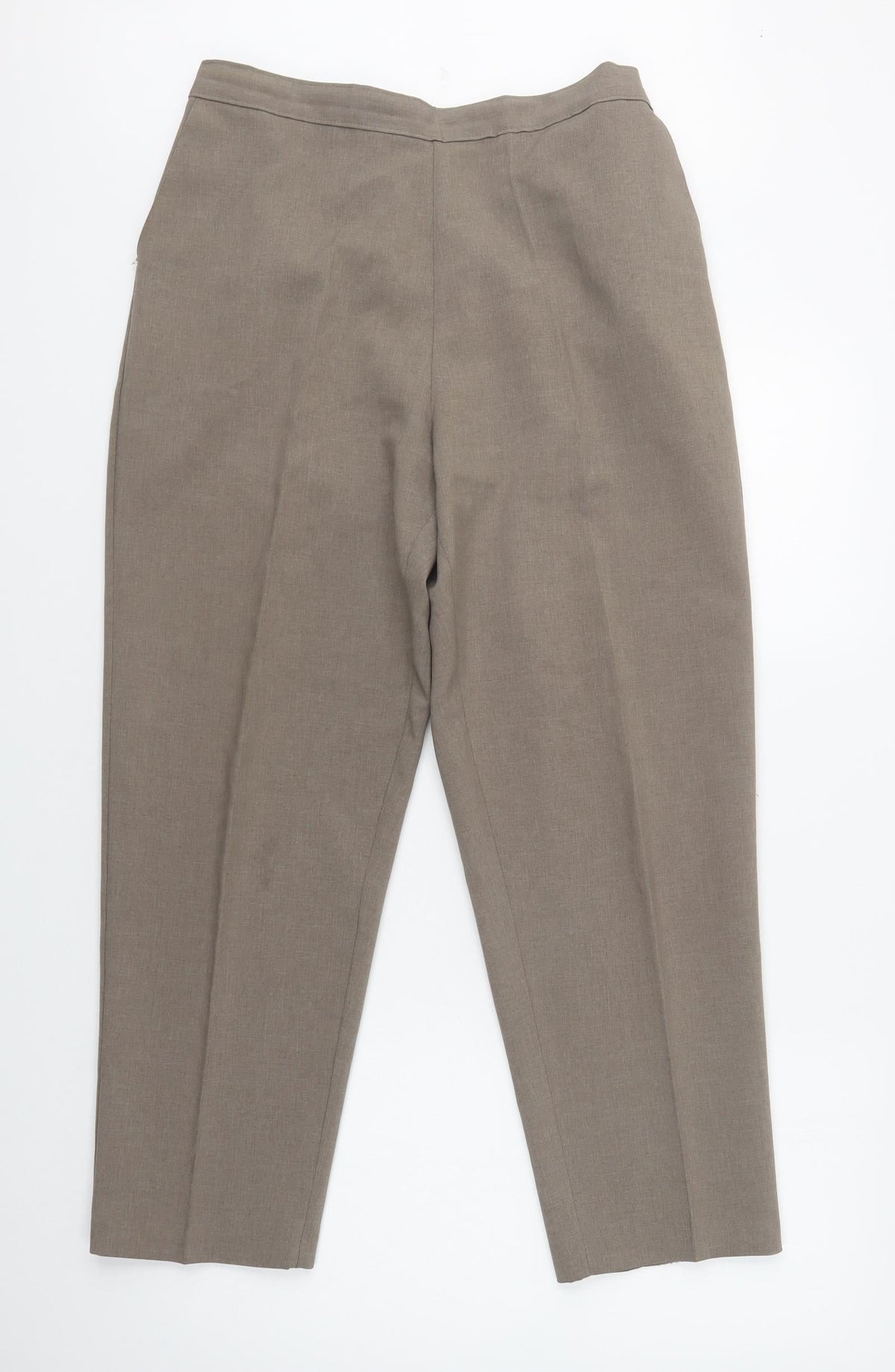 Saira Womens Beige  Polyester Trousers  Size M L29 in Regular