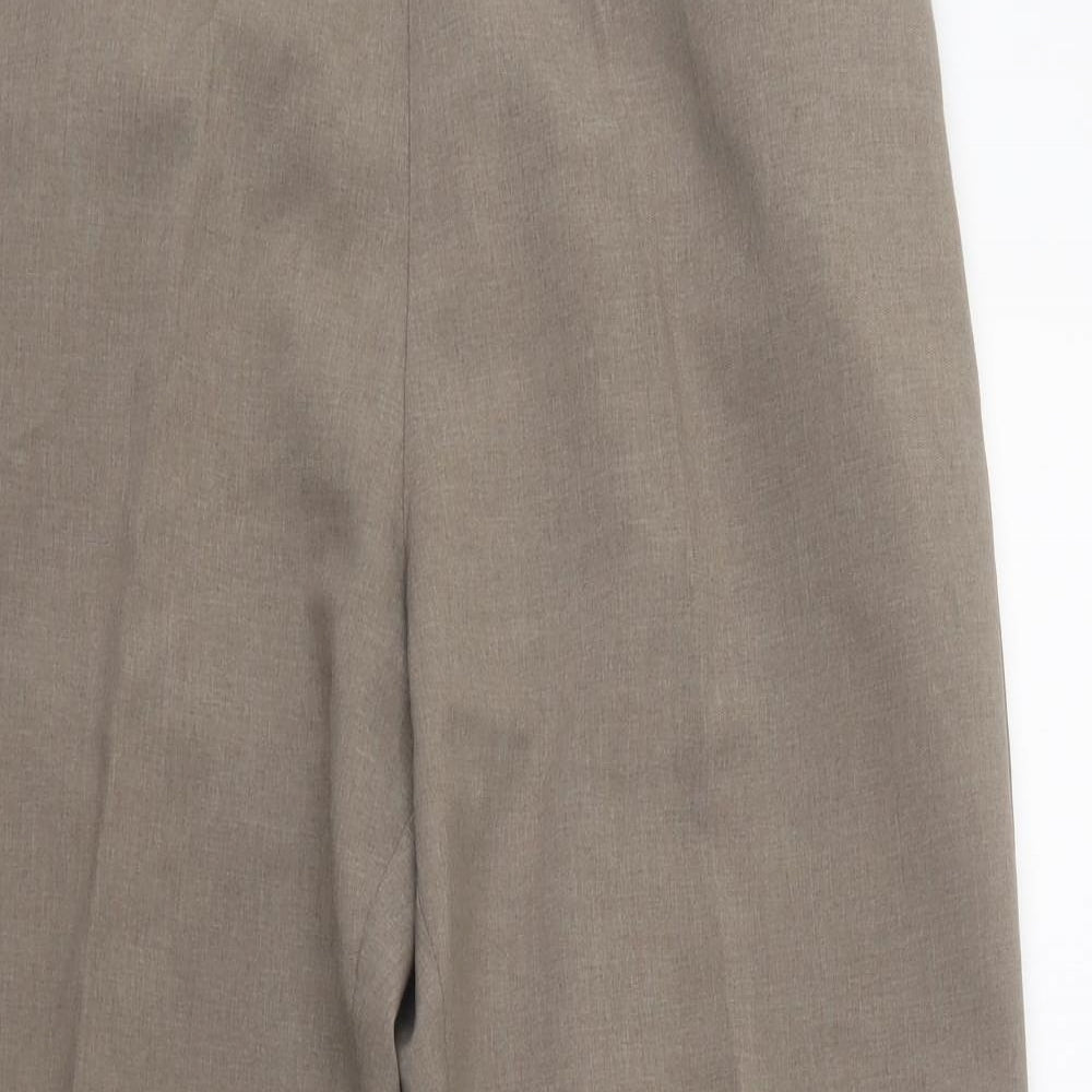 Saira Womens Beige  Polyester Trousers  Size M L29 in Regular