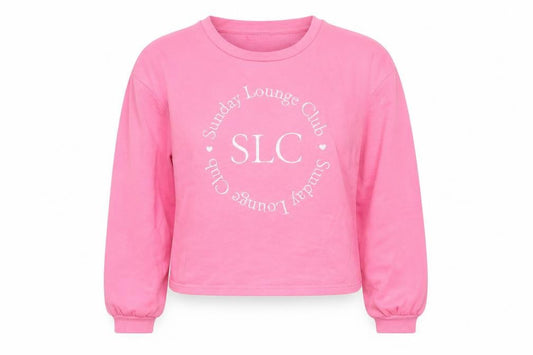 New Look Womens Pink  Polyester Pullover Sweatshirt Size 14