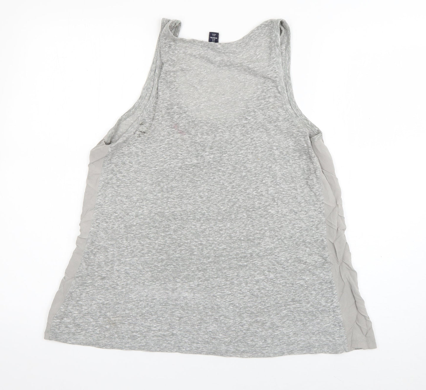 Gap Womens Grey  Cotton Basic Tank Size S Scoop Neck