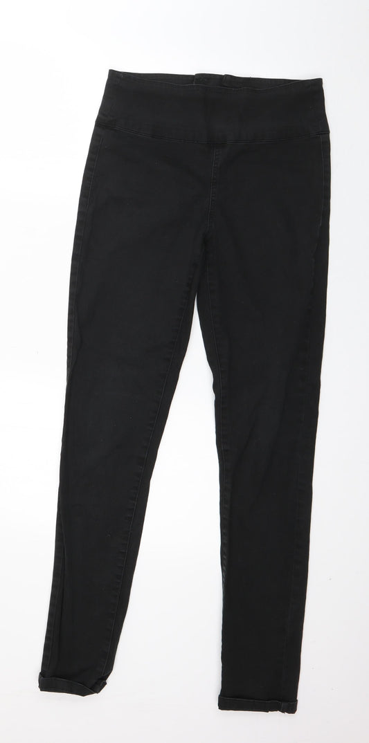 Pieces Womens Grey  Cotton Skinny Jeans Size 28 in L31 in Regular Zip