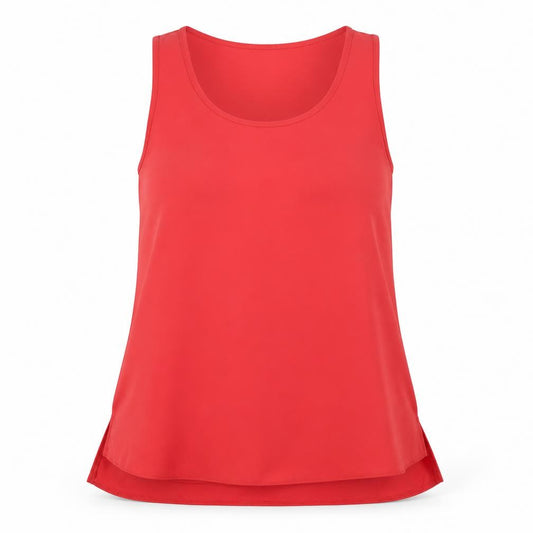 Atmosphere Womens Pink  Polyester Basic Tank Size 8 Round Neck