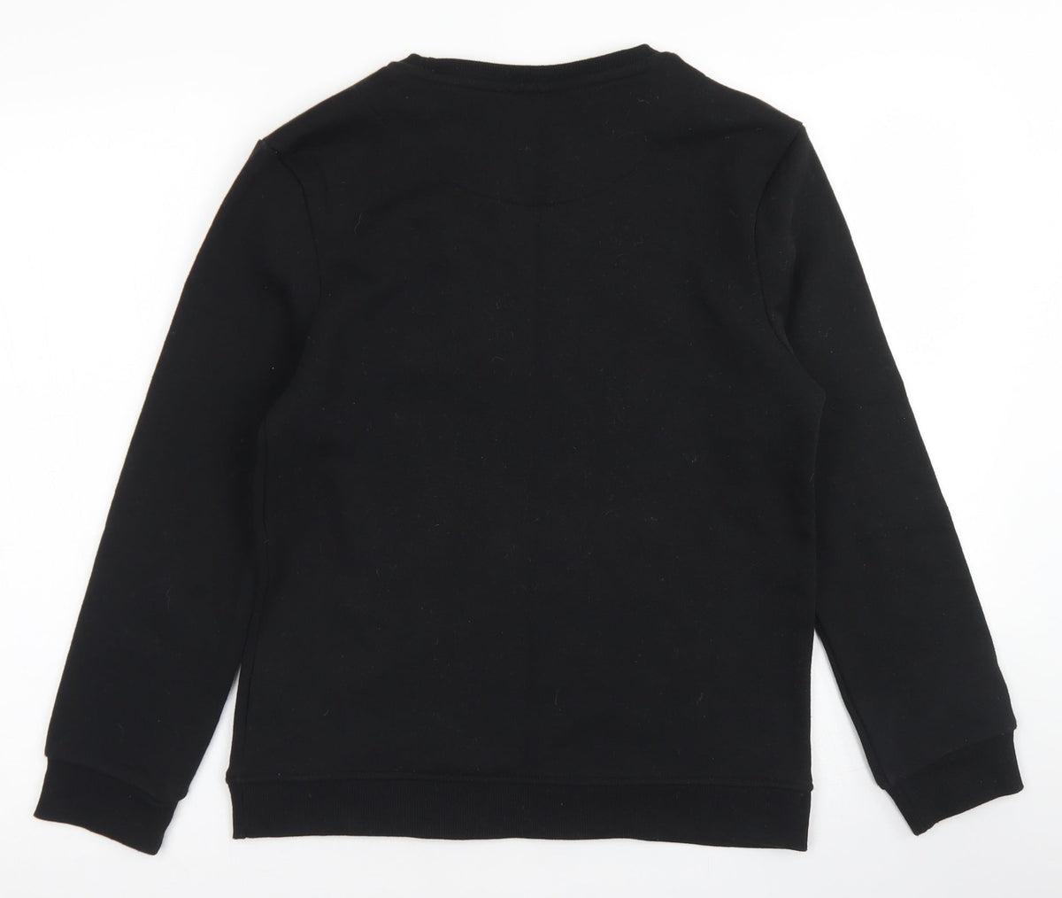 Rebel Boys Black  Polyester Pullover Sweatshirt Size 12-13 Years