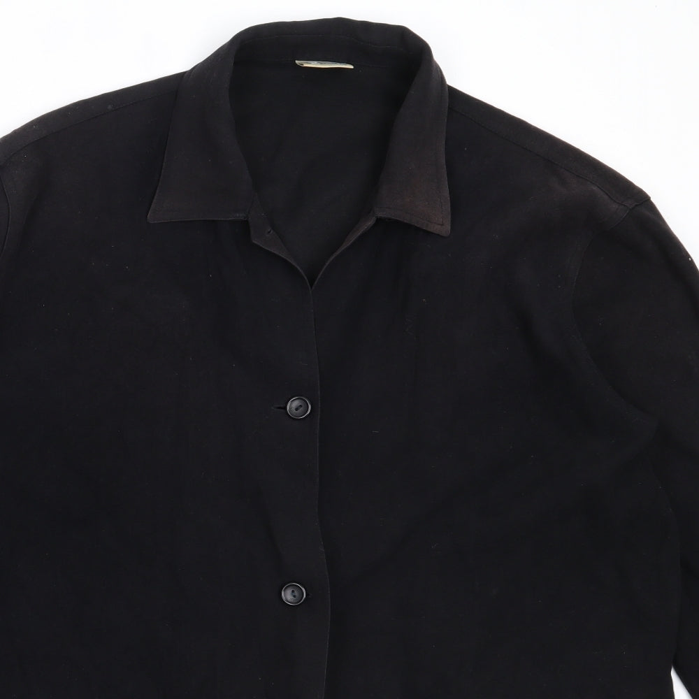Bianca Womens Black   Jacket  Size 40