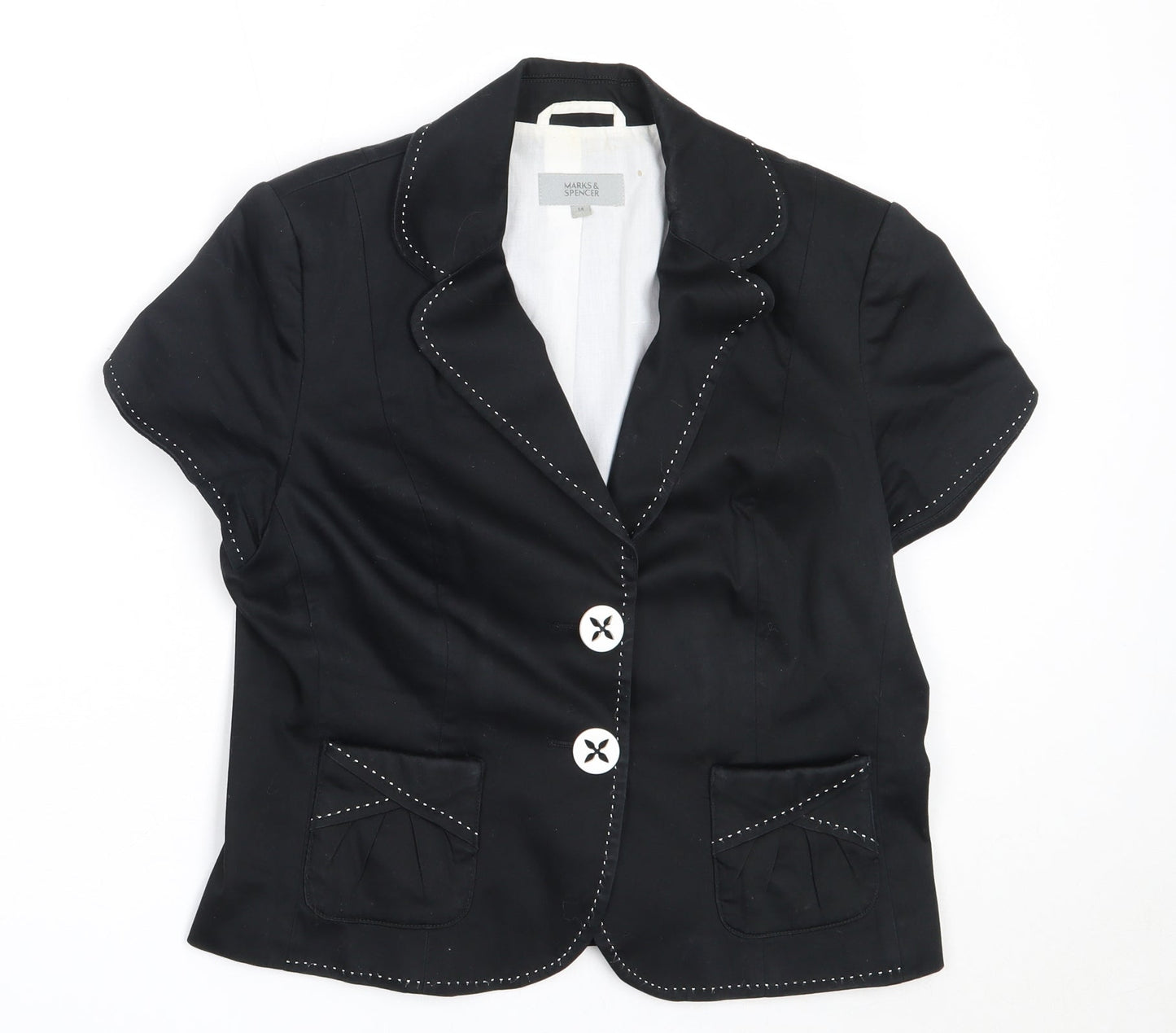 Marks and Spencer Womens Black   Jacket  Size 14