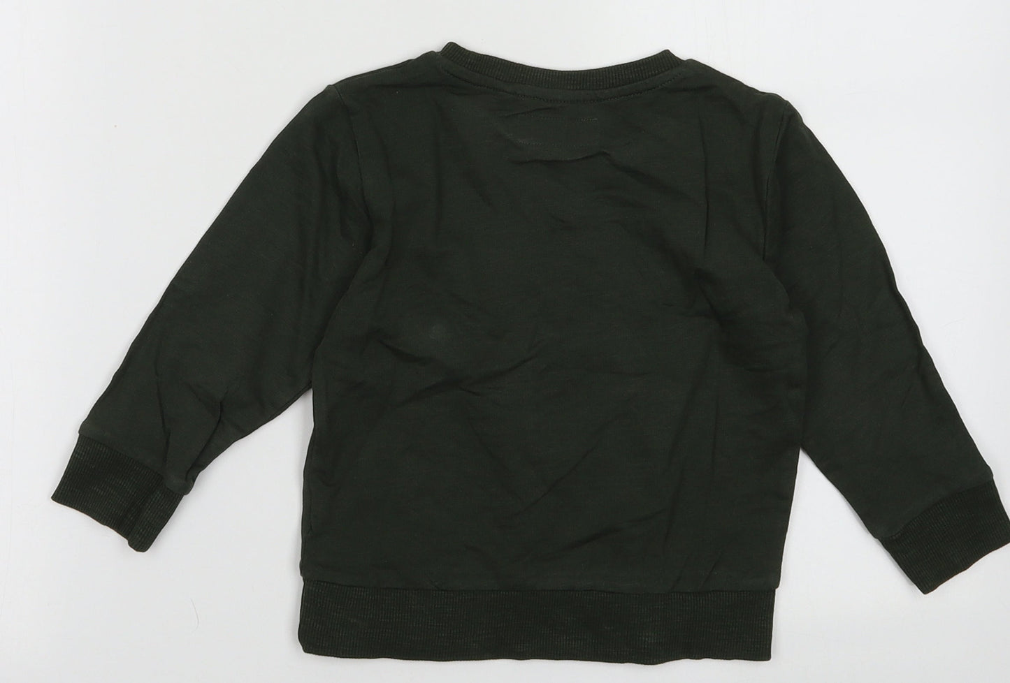 NEXT Boys Green  Cotton Pullover Sweatshirt Size 2 Years  Pullover - Zebra
