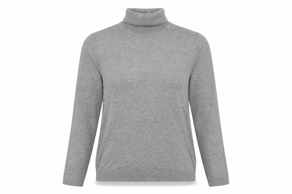 Pull & Bear Womens Grey Roll Neck   Pullover Jumper Size L
