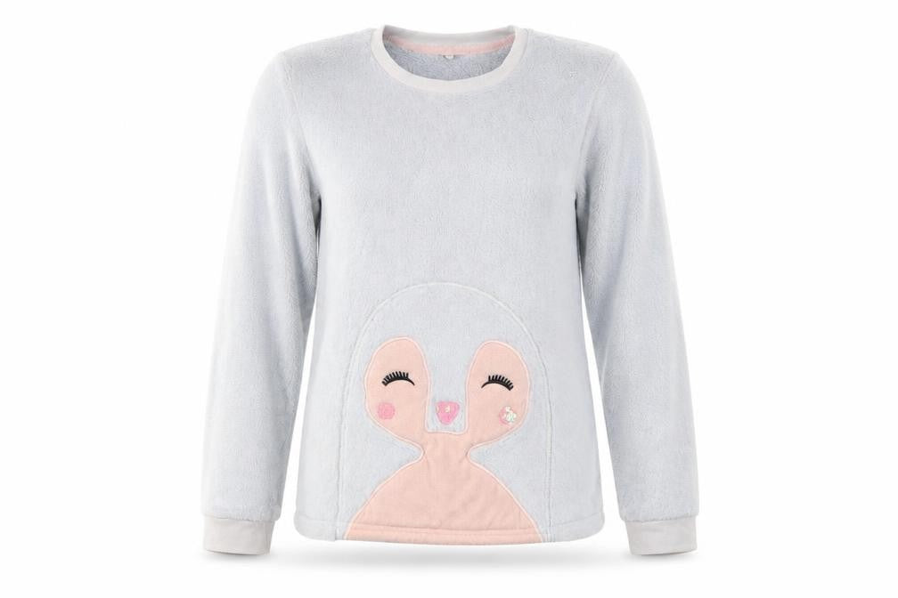 George Girls Grey  Polyester Top Pyjama Top Size 11-12 Years