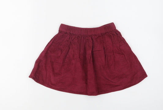 George Girls Purple  Cotton Skater Skirt Size 3-4 Years  Regular